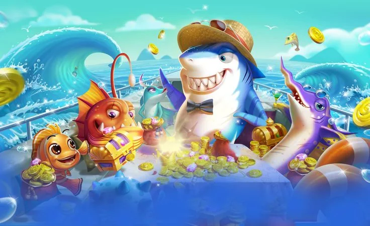 Ilustrasi dunia bawah laut untuk kategori tembak ikan HAPPYBET188